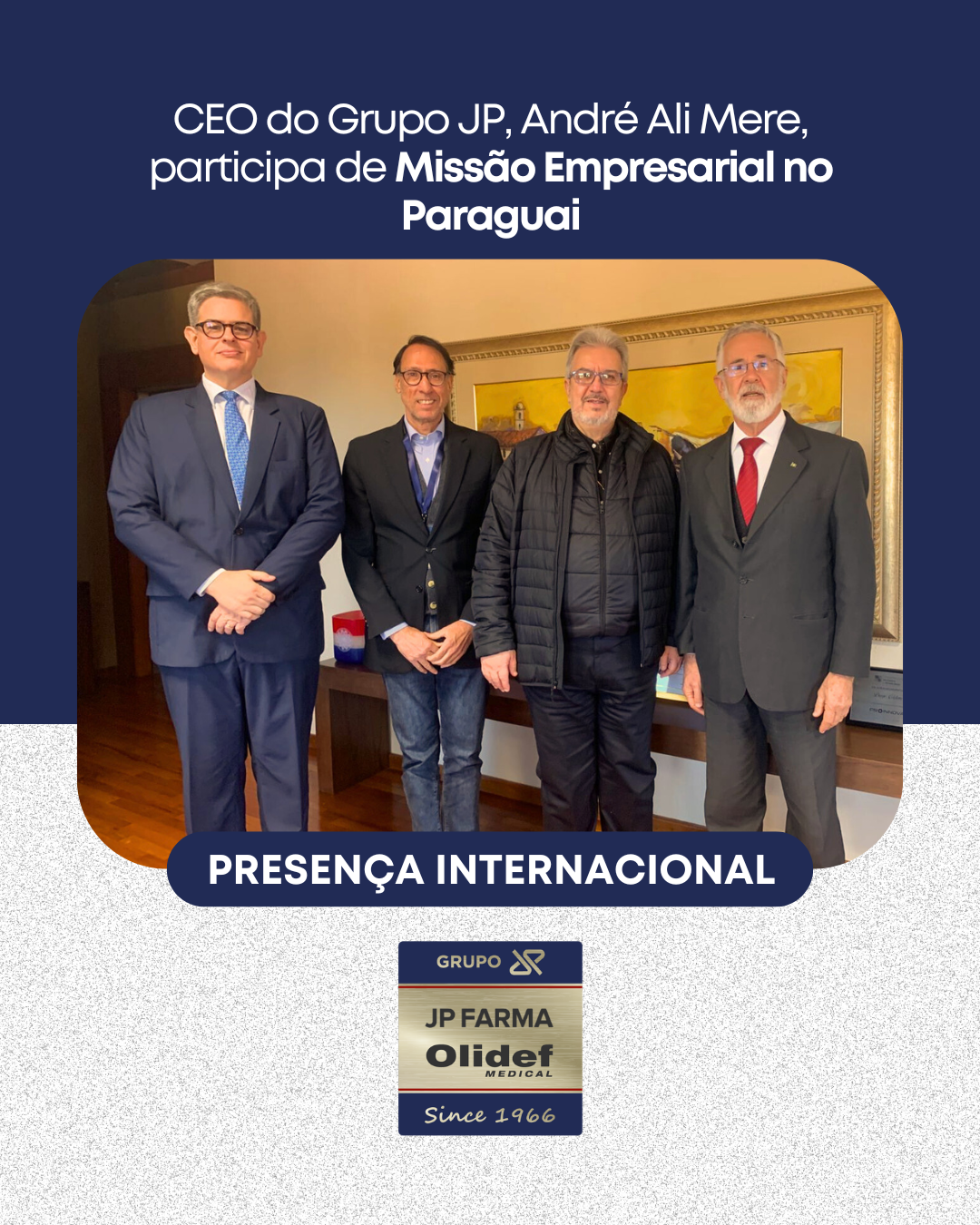 CEO do Grupo JP, André Ali Mere, participa de evento no Paraguai