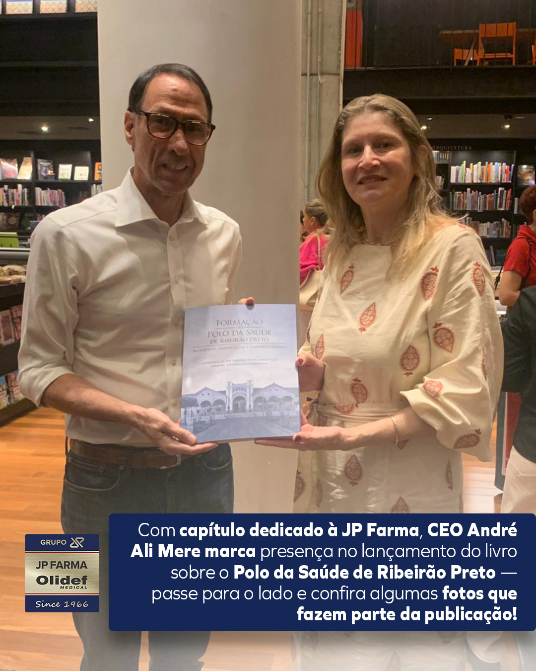 CEO do Grupo JP participa do lançamento do livro Formação do Polo da Saúde de Ribeirão Preto