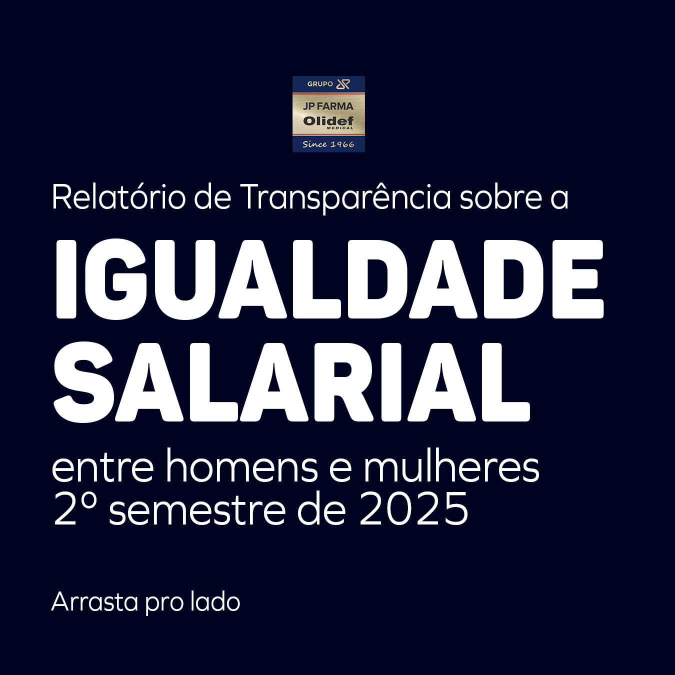 Relatório de Transparência sobre a Igualdade Salarial